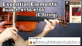 [Essential Elements Violin] Book 1. #156-#166