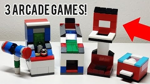 How to Make 3 EASY Lego Arcade Games!! (Working)