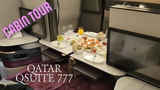 LUXURY Qatar Airways Boeing 777-300ER QSUITE Tour | COMPLETE Cabin Walkthrough 2025