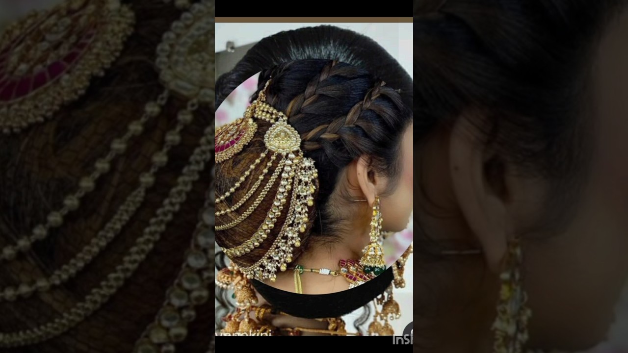 Bridal hair bun accessories 