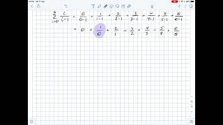 Write the series and find the sum of the series of sigma notation.\sum_{i=0}^6\frac ... | Plainmath
