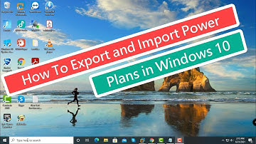 How To Export and Import Power Plans In Windows 10