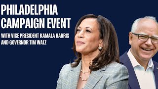 LIVE Philadelphia Rally with Vice President Kamala Harris and Governor Tim Walz