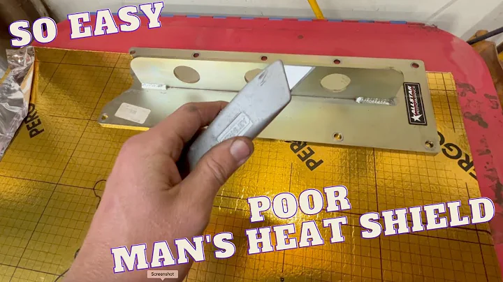 LS engine: Poor man heat shield