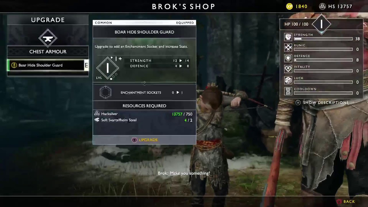 God of war | No Skill/health/armour/weapon upgrades | GMGOW