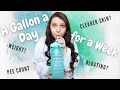 I Drank A Gallon of Water a Day for a Week...Here's What Happened // Challenge