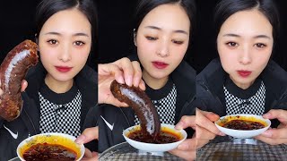 美食分享 | 今天吃朝鲜族特色美食--米肠！#mukbang #美食分享 #网红爆款零食 #好吃到爆#美食推荐 #延边朝鲜族米肠