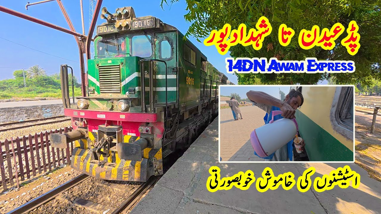 A Peaceful Winter Train Ride from Padidan to Shahdadpur | 14DN Awam Express
