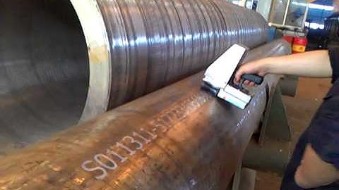 CYCJET ALT382 White color ink Large Character Handheld  Printer for carbon steel pipe