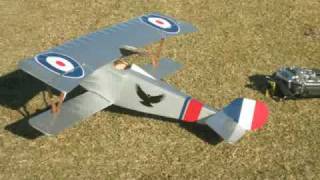 Nieuport 17 maiden (RC scratch build)