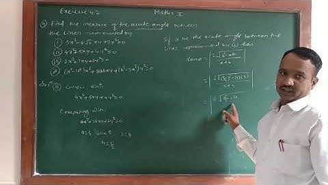 Pair of staight lines lecture 7 by Atul Limgude sir