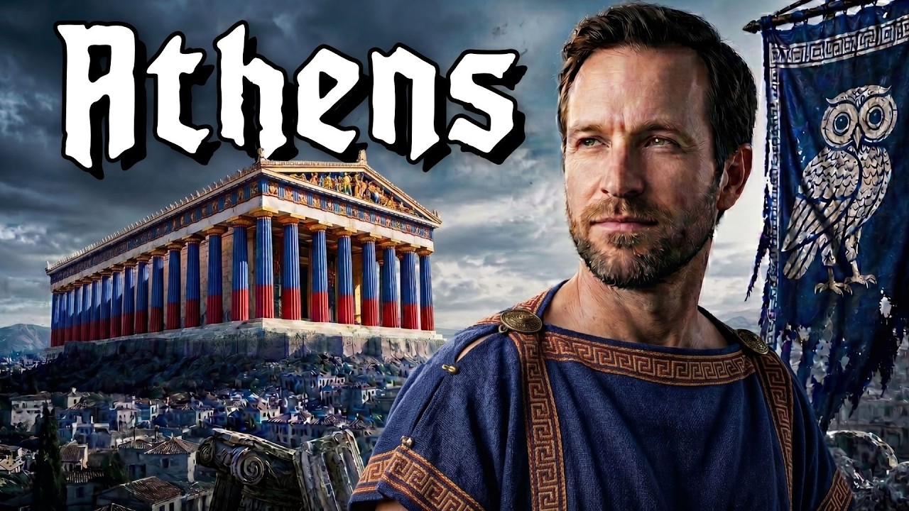 Walking through Athens 2,500 years ago (AI Reconstructi… — Transcript