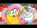 Fluttershy plays among us  angel bunny is sus