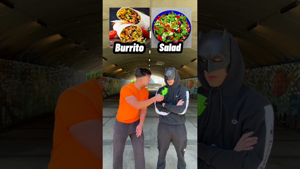Worlds Largest Fries Or Your Mom ? (FEAT BATMAN) #shorts