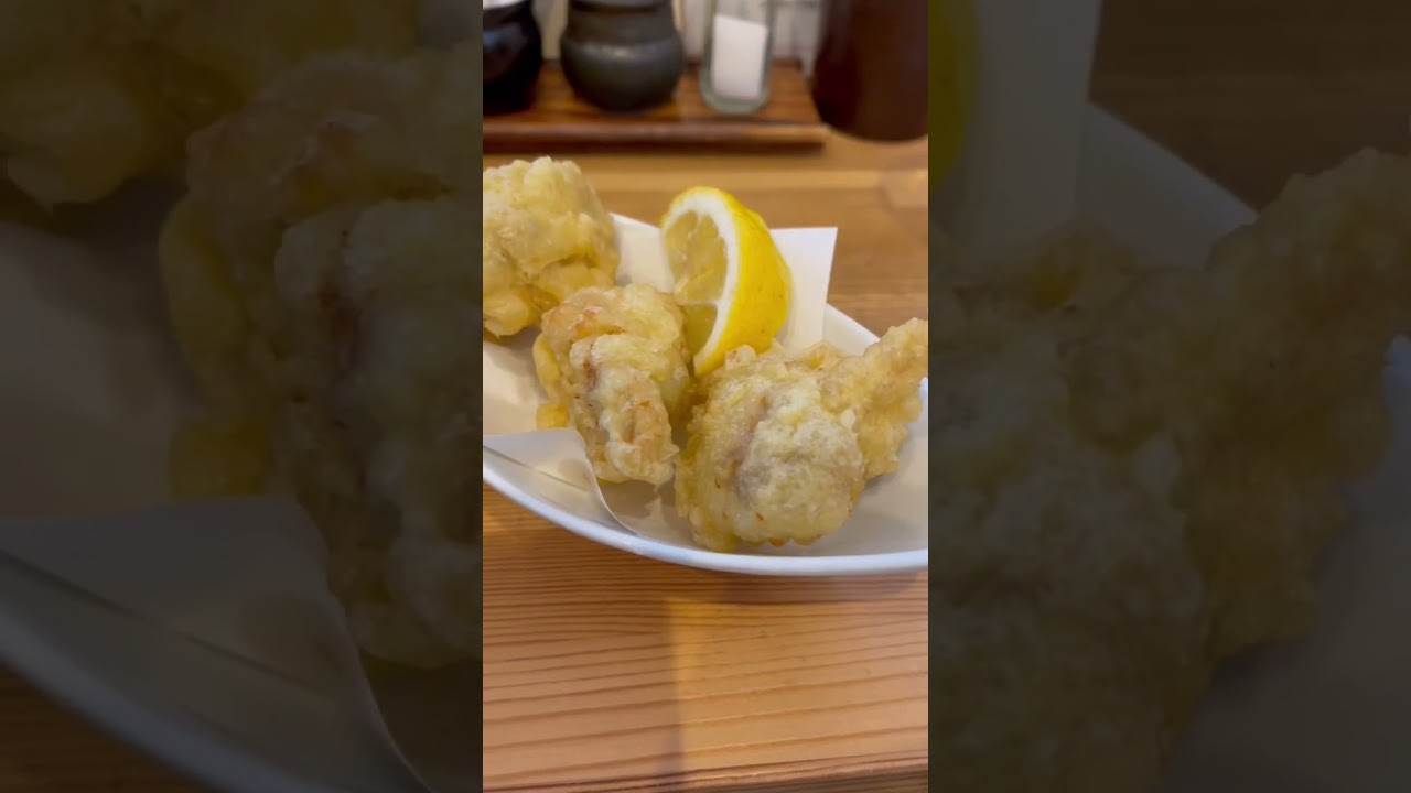 Udon with Chicken Tempura restaurant in Osaka, Japan 1000COOKER