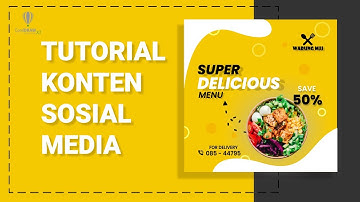 Tutorial Desain Konten Iklan Produk Makanan INSTAGRAM | CorelDRAW