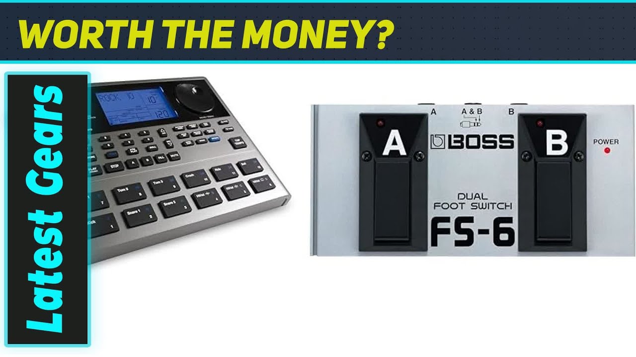Alesis SR-18 Boss FS-6: The Ultimate Drum Machine?