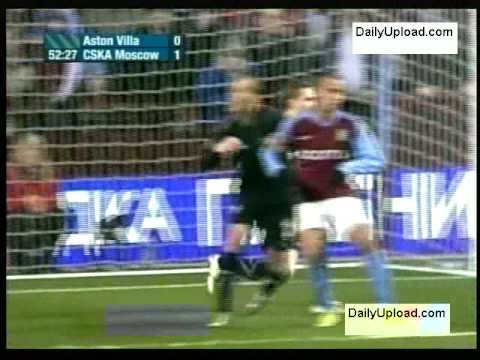Aston Villa vs CSKA Moscow 18 February 2009