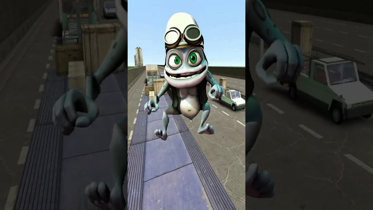 Crazy Frog chase on Road Nextbot Gmod