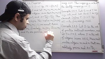 Mappings (from Topics in Algebra by I. N. Herstein, 2nd Edition) (Part 1)