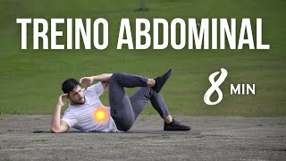 Intense Abdominal Workout - 8 MIN (at home, no equipment needed.)