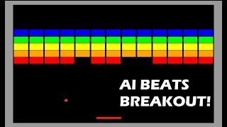 Beating Atari Breakout with A.I.