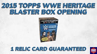 2015 Topps WWE Heritage Blaster Box Opening