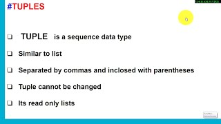 Celebrity IoT LOGICAL DESIGN USING PYTHON    LEC 5  TUPLES Profile