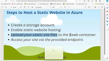 Hosting a Static Website on Azure Storage: Step-by-Step Guide