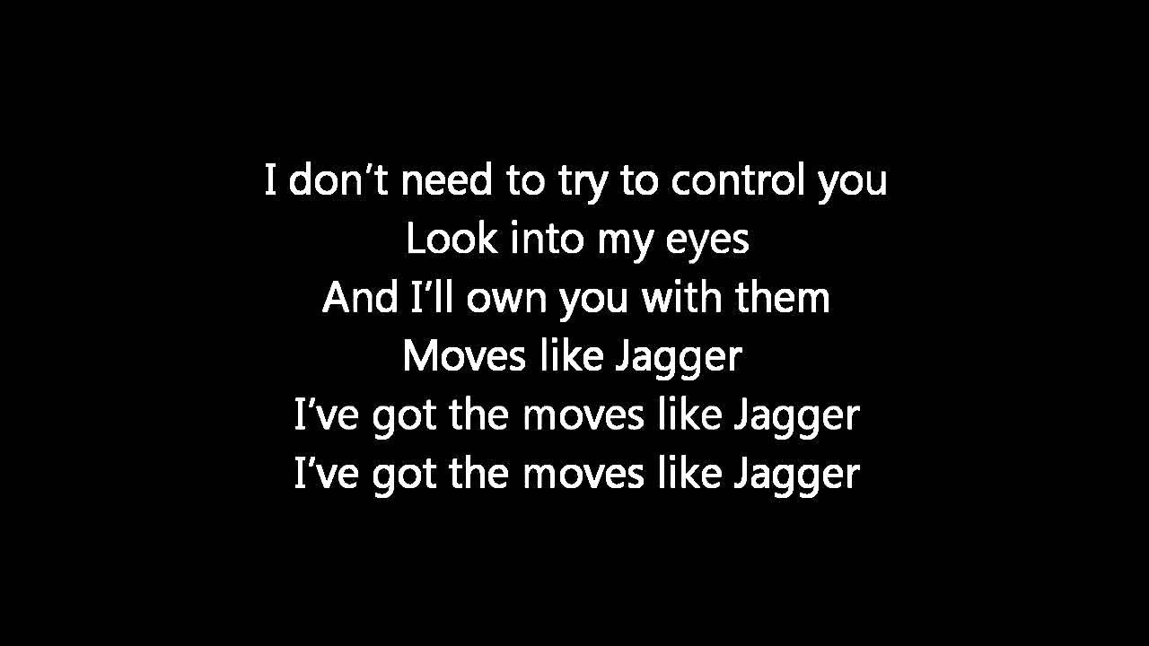 Maroon 5 Moves Like Jagger LYRICS ft. Christina Aguilera Maroon 5 Moves Like Jagger LYRICS ft. Christina Aguilera