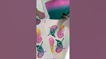 💖 #art #linoprint #printmaking #lesprints #diy #linocut #adventuretime #marcelinethevampirequeen