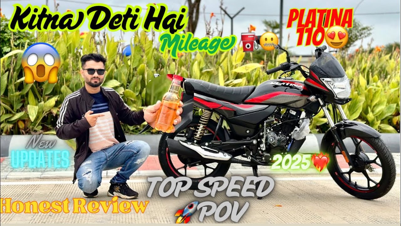 Platina 110 Mileage Test💥City, Off-Road & High-Speed | Real Ride truth !