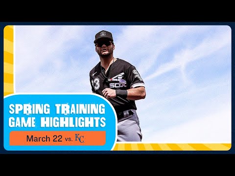 HIGHLIGHTS: White Sox Take on Royals in Split Squad Matchup (3.22.23)