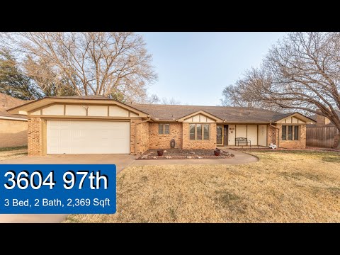 3604 97th St, Lubbock, TX home video tour