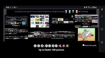 up to faster 168 parison