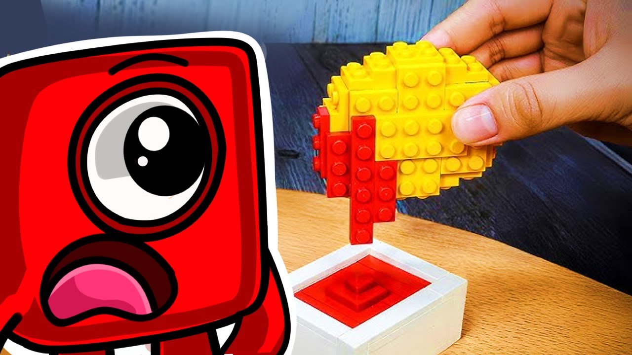 Numberblocks One Reacts to SATISFYING Lego Animations!