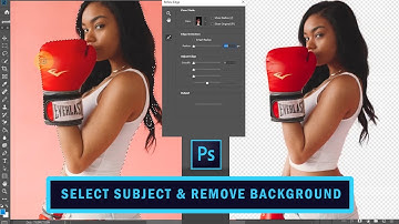 How to Selection Subject And Change Background in Photoshop | Refine Edge Technique