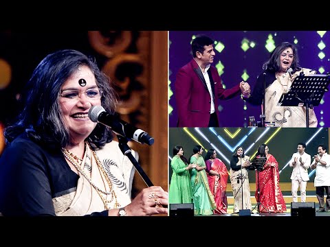 Queen of Indian Pop Usha Uthup and Devi Sri Prasad rocked on the stage of South Indian Movie Awards