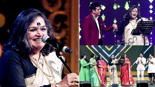 Queen of Indian Pop Usha Uthup and Devi Sri Prasad rocked on the stage of South Indian Movie Awards