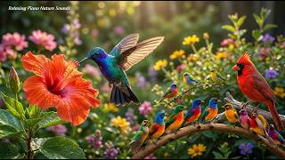 Relaxing Music Bird Video 4K 💛 Calm Your Heart, Ease Pressure and Rest Gently