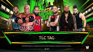 Rikishi, Jey & Jimmy Uso Vs Solo Sikoa, Tama Tonga & Tanga Loa - Tlc Match | WWE 2k24