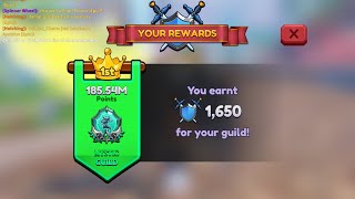 Claiming my guild wars items and hatching Easter eggs in dragon adventures!