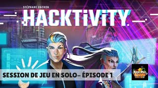 Solo Session of Hacktivity Volume 1.0 - Episode 1