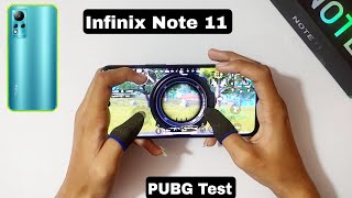 Infinix note 11 PUBG Test and Gameplay Handcam | PUBG Graphics Test