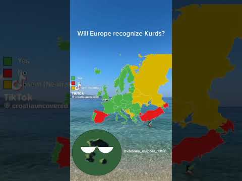 Will Europe Recognize Kurds Map Europe Kurdistan Kurds Maps Viral Shorts