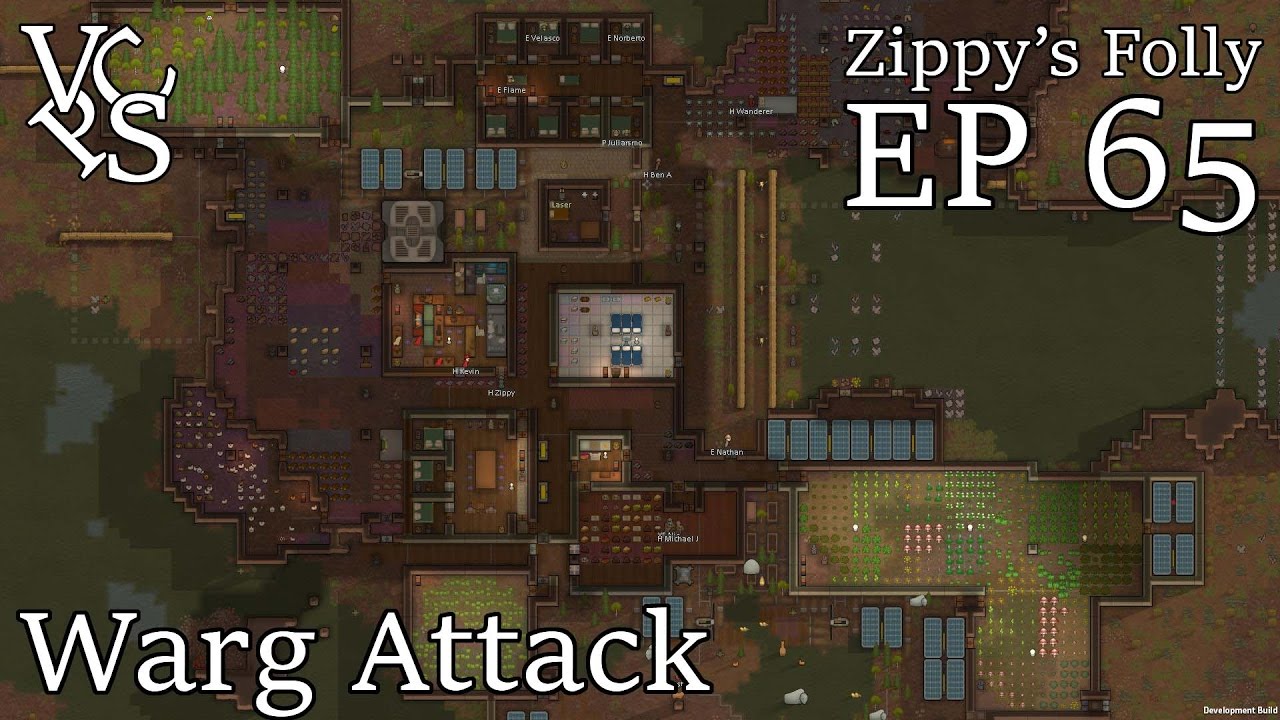Rimworld A16 – Zippy's Folly EP 65: Warg Attack