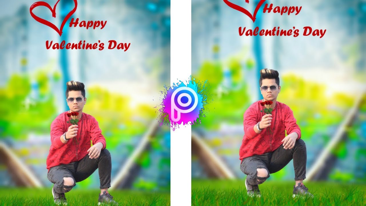Valentine's day photo editing