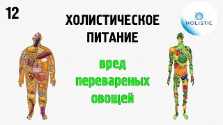 Холистическое питание - часть 12 (вред перевареных овощей) 🇷🇺