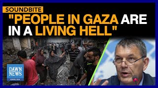 UNRWA Chief Says People In Gaza Are In ‘A Living Hell’ | Dawn News English