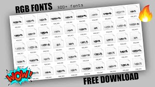 RGB Fonts | FREE DOWNLOAD | TAMIL | KVN DIGITALS screenshot 5